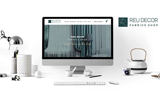 Thiết kế web mành rèm Reudecor