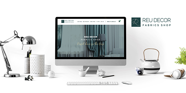 Thiết kế web mành rèm Reudecor