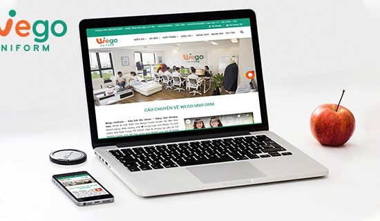 Thiết kế website ngành đồng phục Wego.net.vn