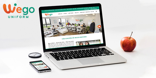 Thiết kế website ngành đồng phục Wego.net.vn