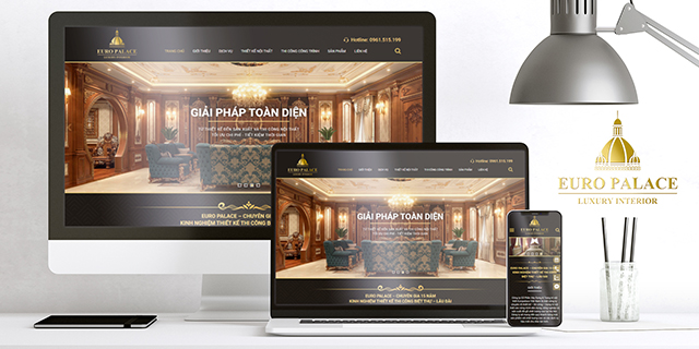 Thiết kế website ngành Nội thất Europalace